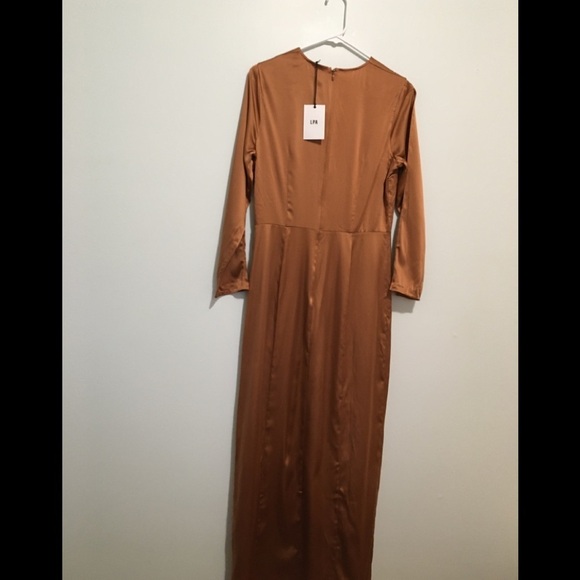 LPA Resolve Silk Midi Dress OO - Picture 7 of 13